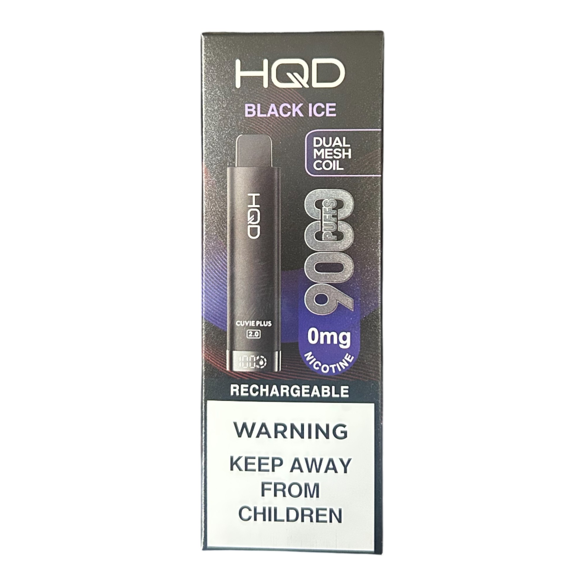 CUVIE 2.0 NO NICOTINE • BLACK ICE - CUVIE 2.0 NO NICOTINE BLACK ICE