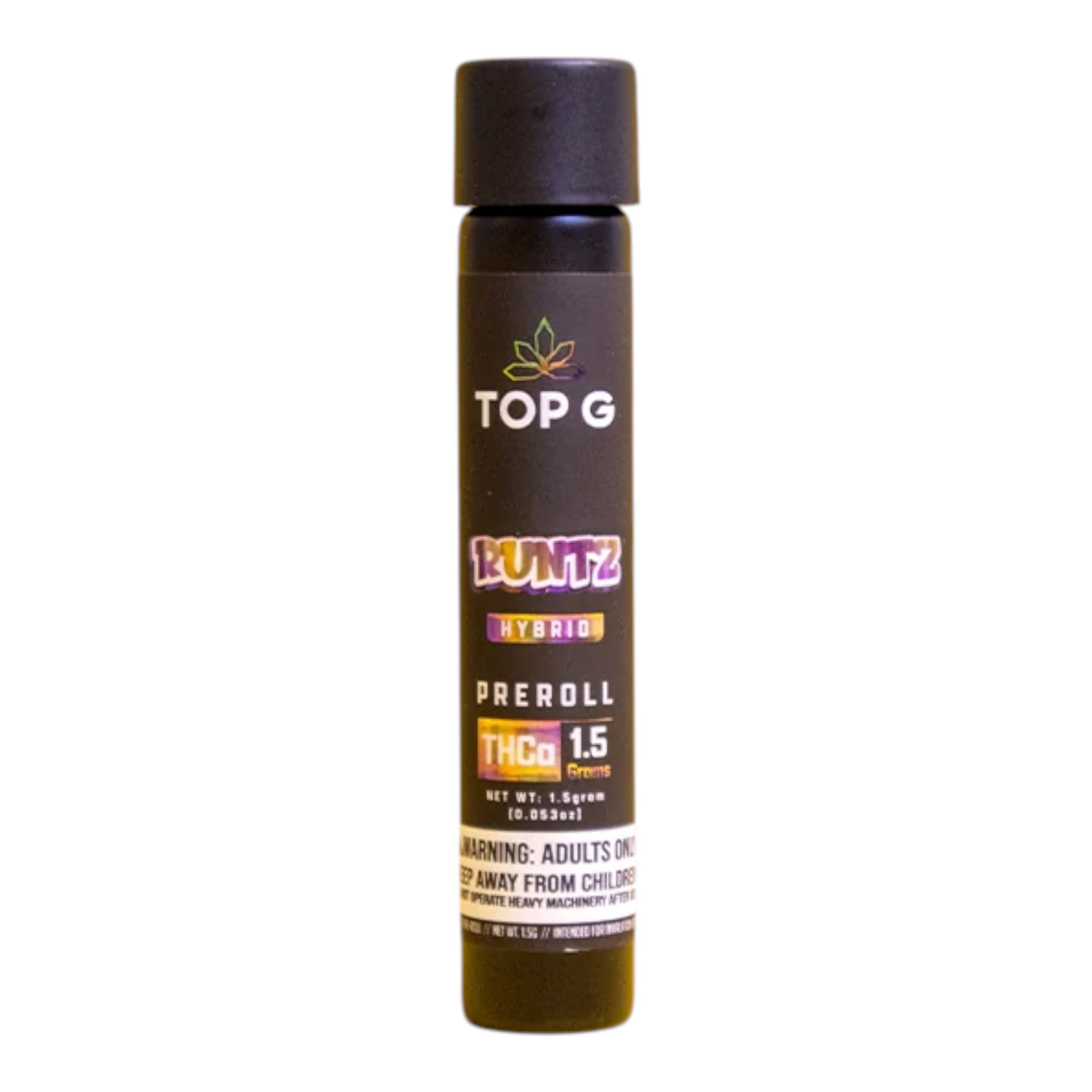TOP G PRE ROLL • RUNTZ - TOP G PRE ROLL 1.5GR HYBRID RUNTZ